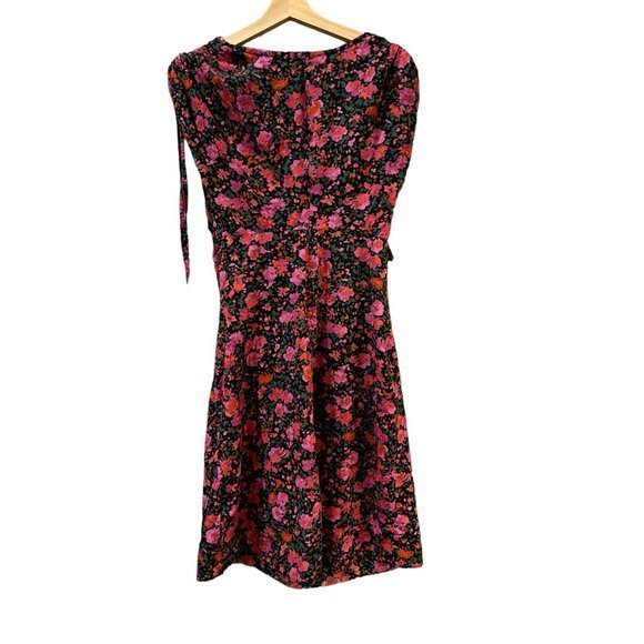 Floral print shift Dress Size Medium Womans midi - Picture 2 of 4